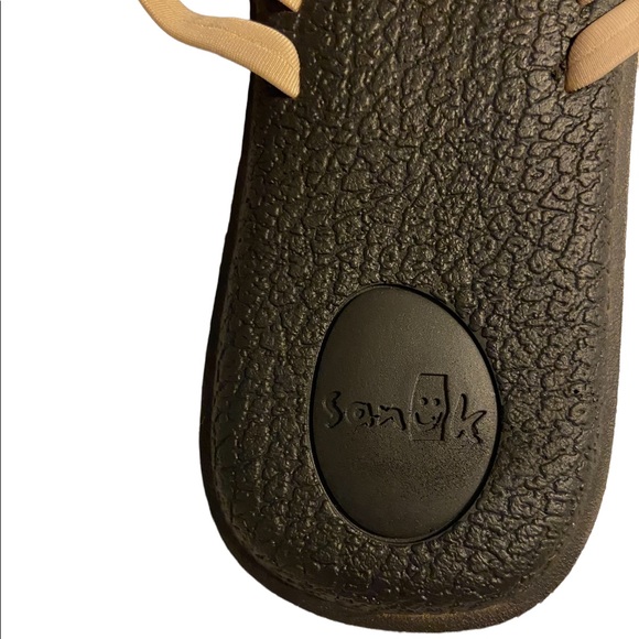 Sanuk Yoga Woven Strap Flop Flip Sandals - Picture 2 of 5